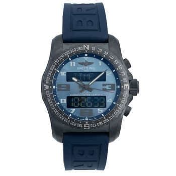 breitling cockpit b50 blue mother-of-pearl titanium quartz men's watch|Cockpit B50 DLC.